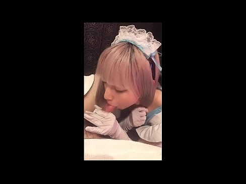 ❤️ Японски идол [mayuka], костюм на френска прислужница, част 1, свирка и дрънкане с лосион ❤️ Ебане видео в bg.hentaiser.ru ️❤